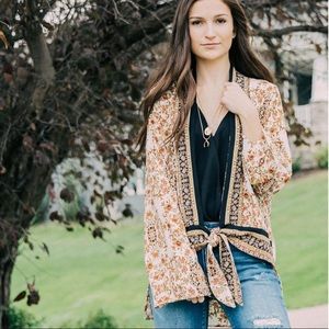 Printed Cardigan